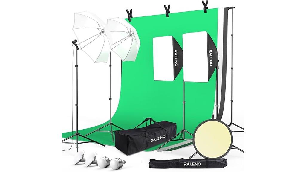 complete photography lighting set