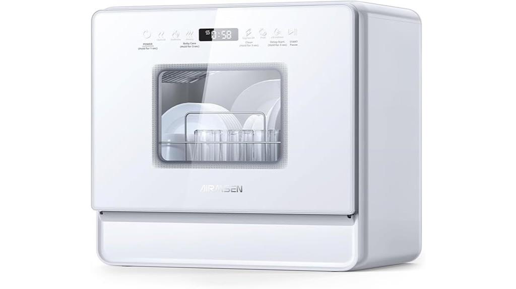 countertop dishwasher with water tank