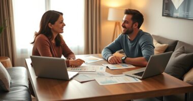 couples budget conversation