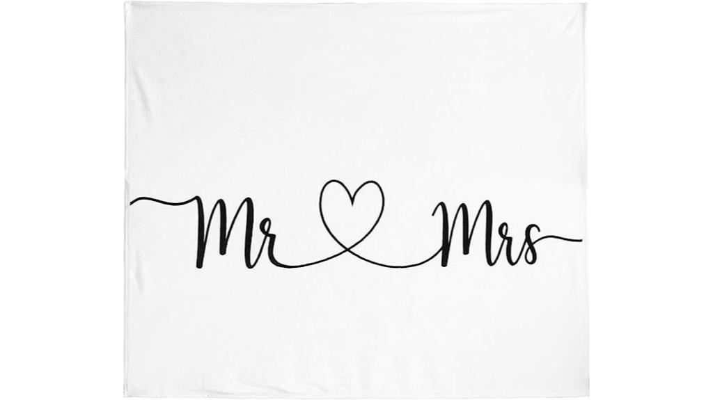 couples wedding blanket gift