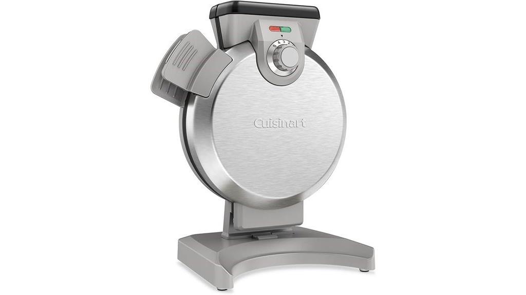 cuisinart silver waffle maker