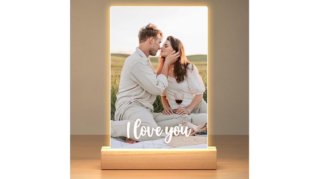 custom night photo frame