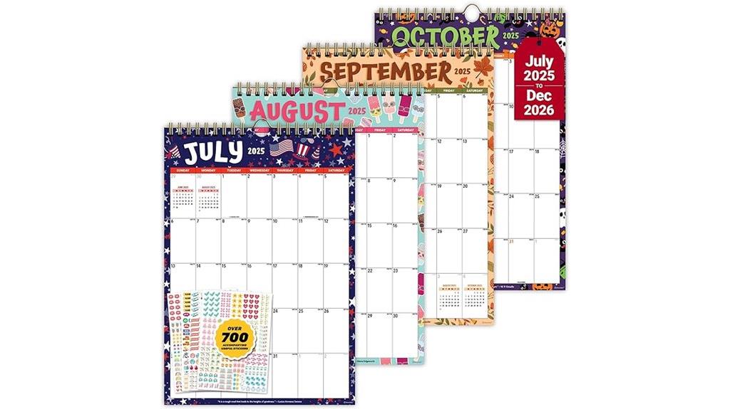 decorative wall calendar