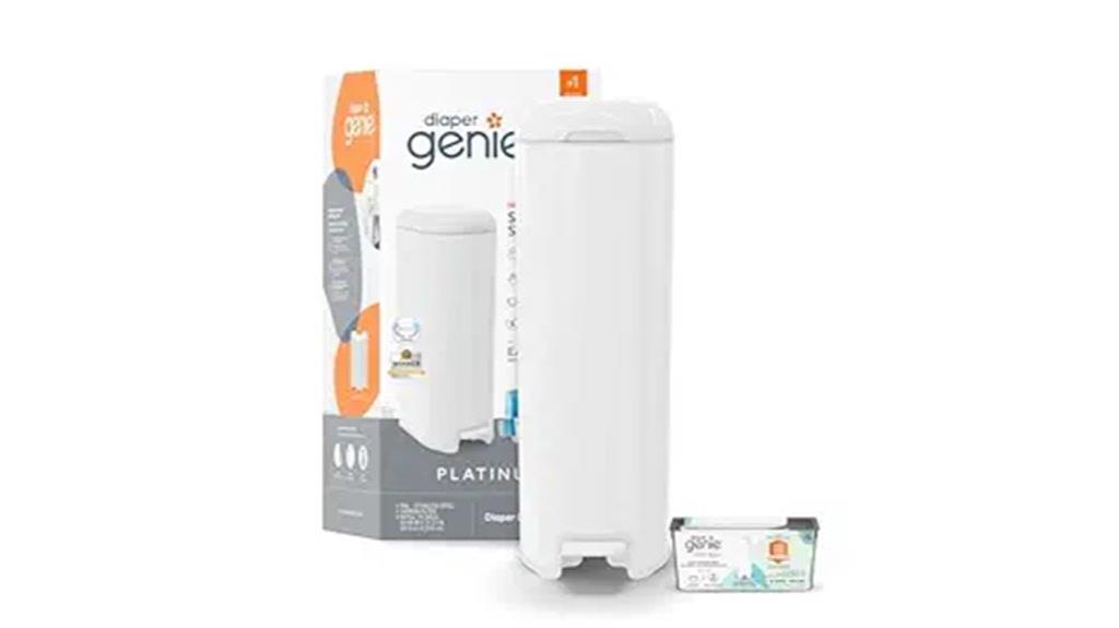diaper genie lilly white