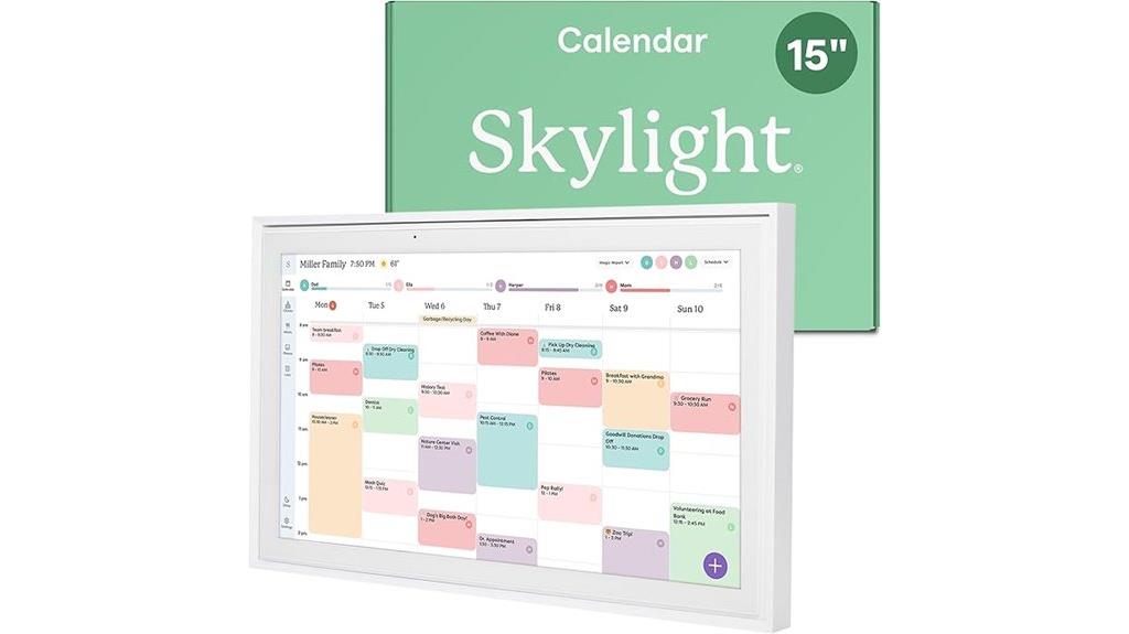 digital wall calendar