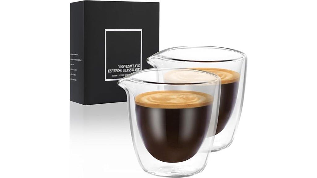 double wall espresso cups