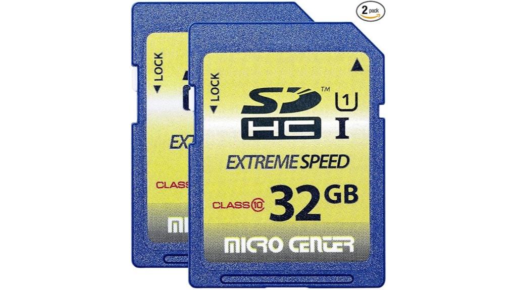 dual 32gb sdhc cards