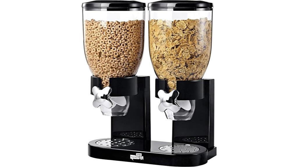 dual control dry food dispenser