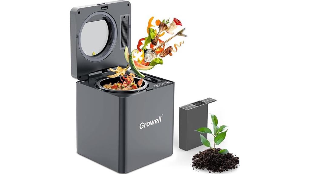 electric kitchen composter features