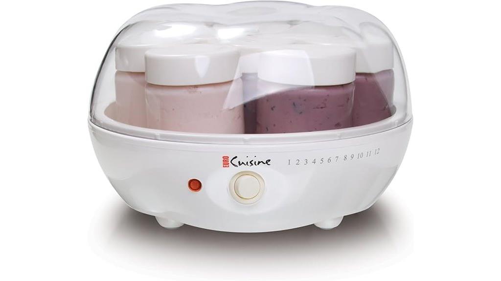 electric yogurt maker with glass jars