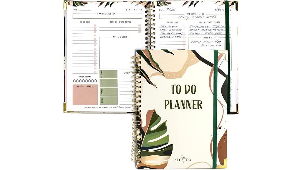 elegant daily task organizer