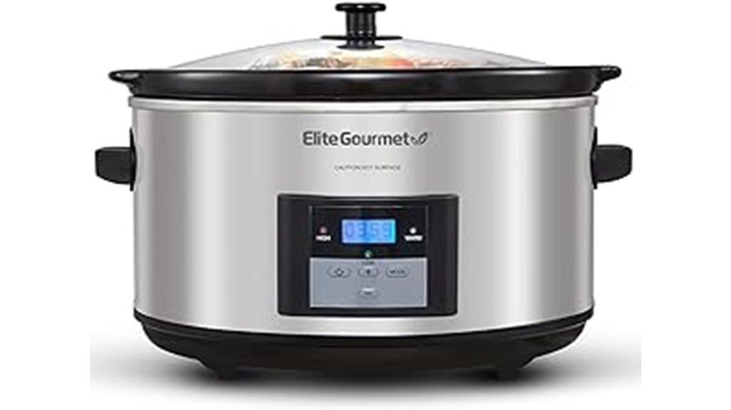 elite gourmet 8 5qt slow cooker