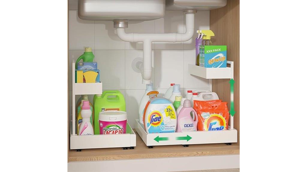 expandable sink organizer pack