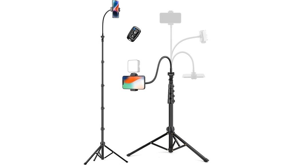 flexible phone tripod stand