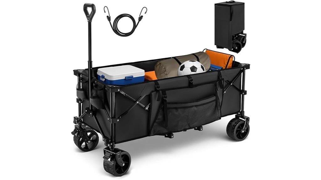 foldable camping wagon with wheels