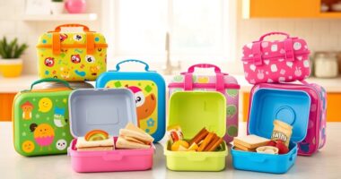 fun durable kid lunch boxes