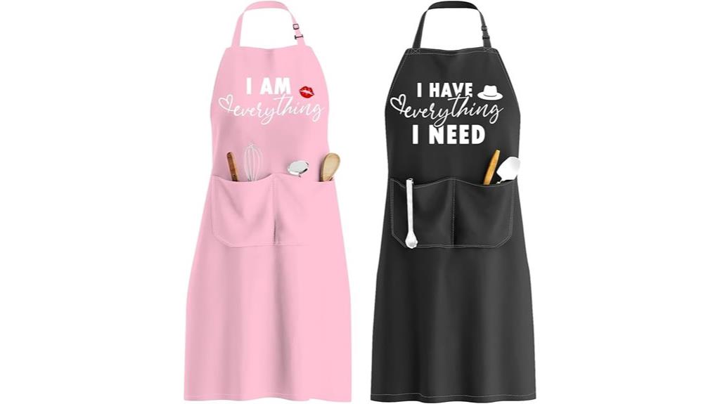funny couple apron gifts