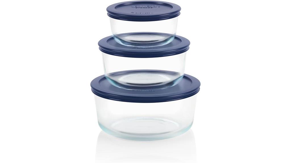 glass storage container set