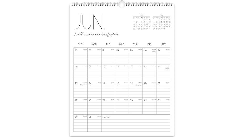 guasslee 2025 2026 calendar
