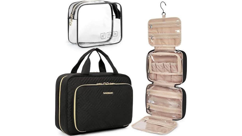 hanging clear travel organizer