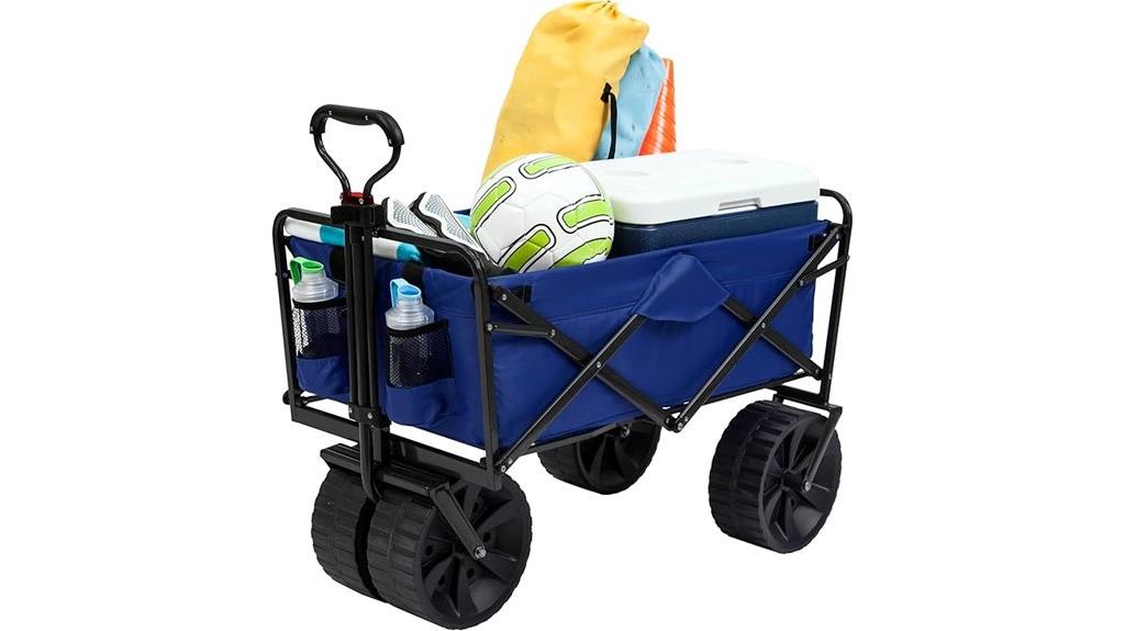 heavy duty collapsible beach cart