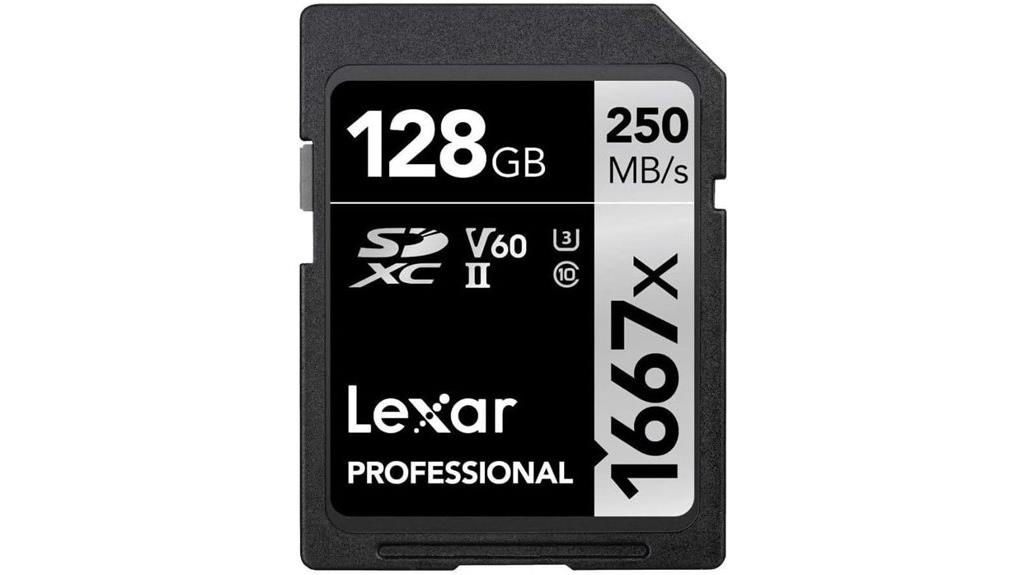 high capacity professional sd card