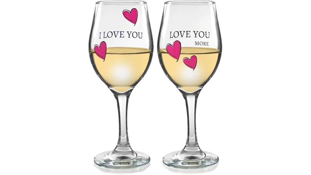 his and hers wine glasses