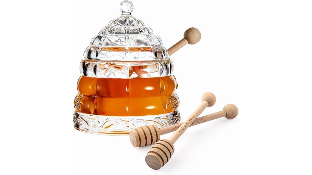 honey dispenser with dippers