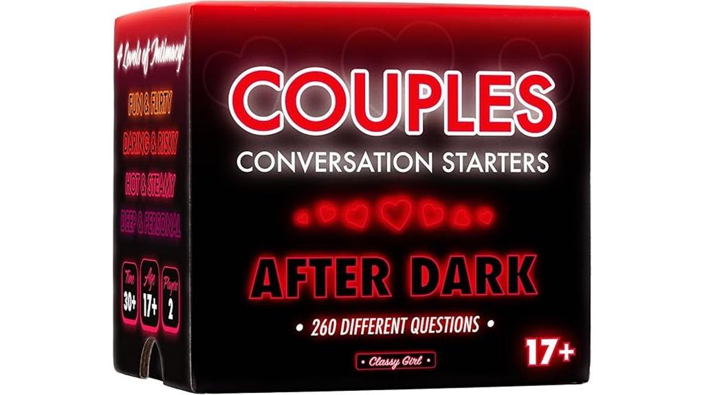 intimate couples conversation card game