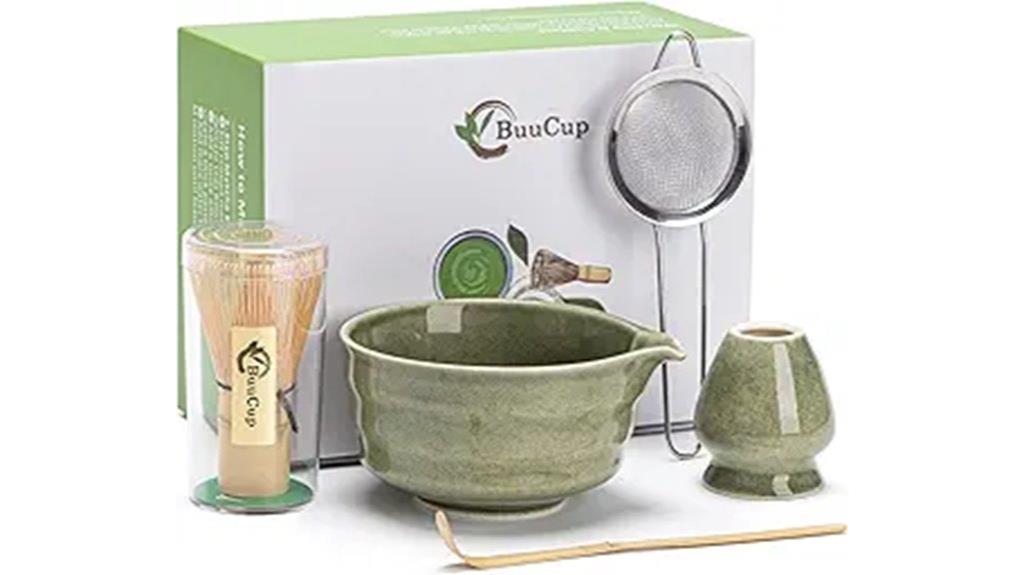 jade green matcha whisk