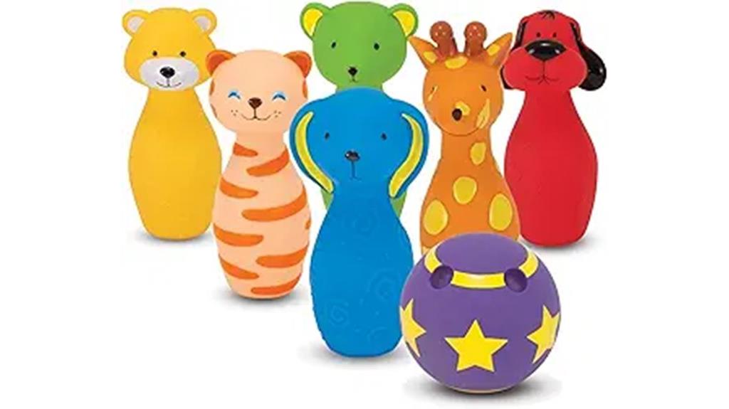 kids bowling set with case