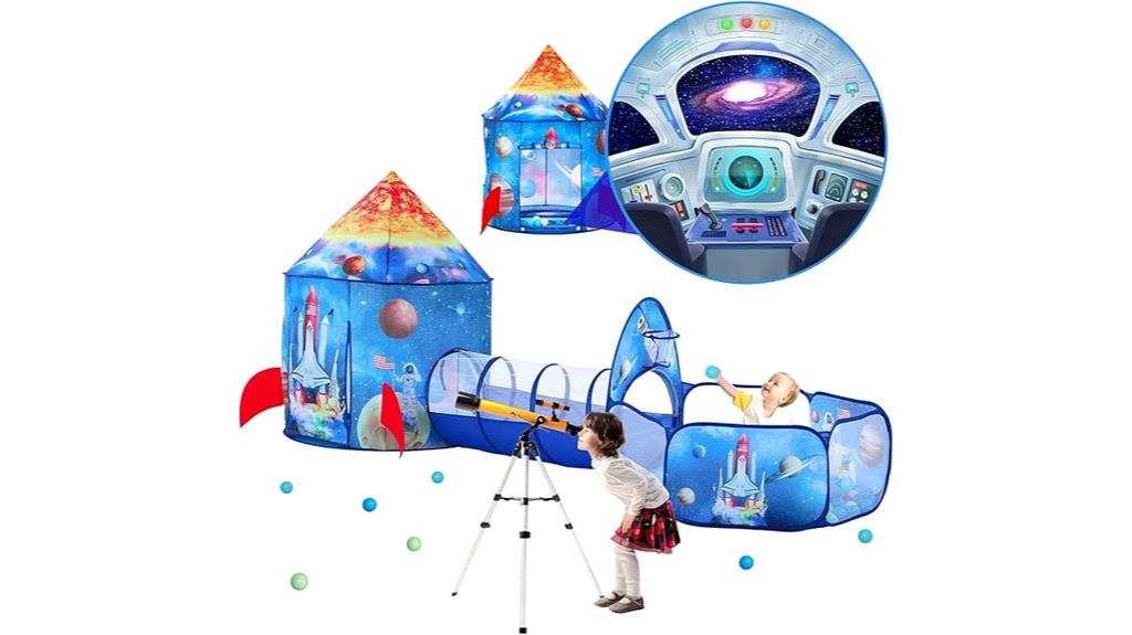 kids rocket play tent