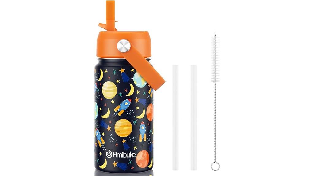 kids space stainless bottle