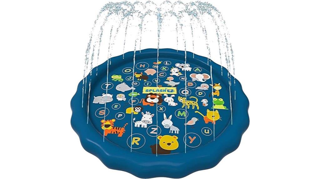 kids water play area