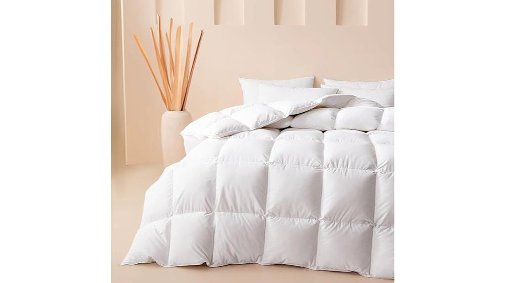 king size feather down comforter
