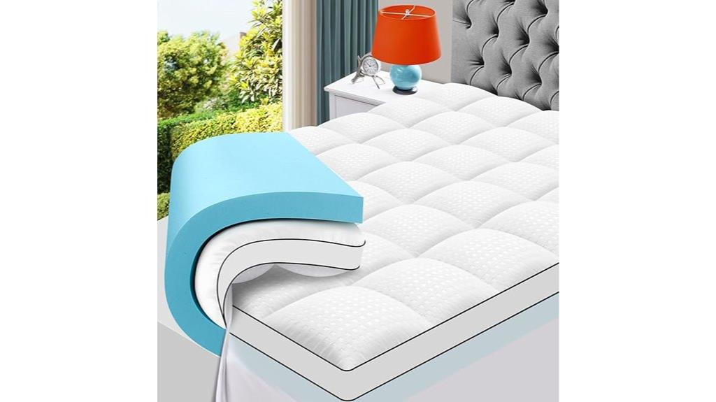 king size memory foam topper