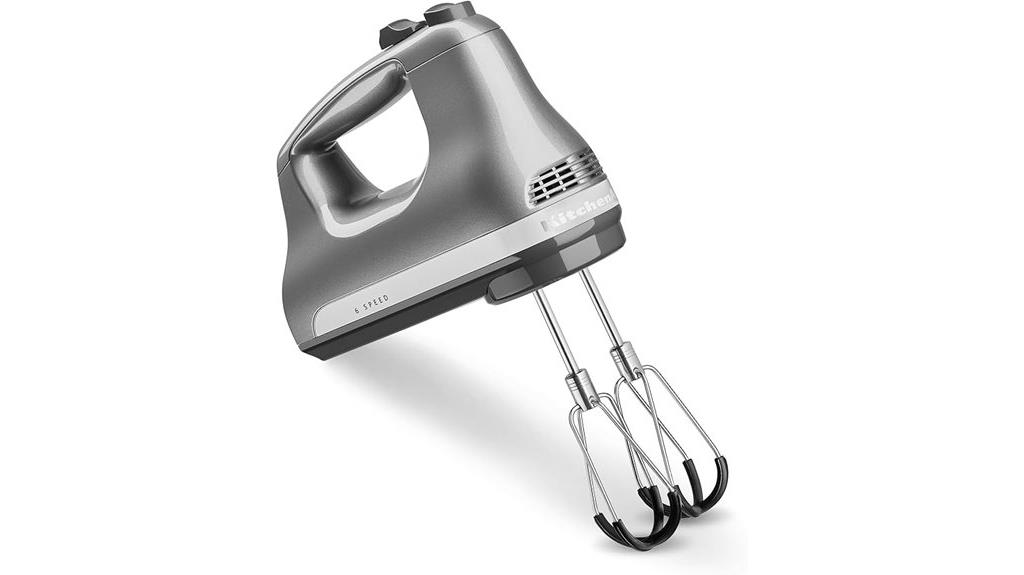 kitchenaid hand mixer six speeds