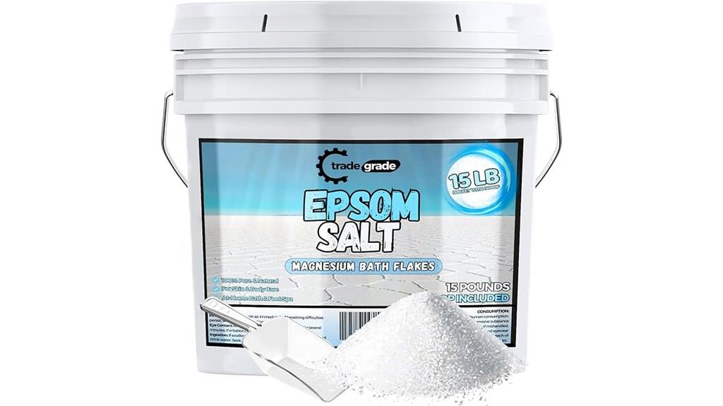 large 15 lb epsom salt