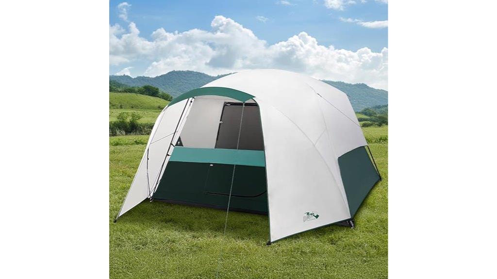 large six person camping tent