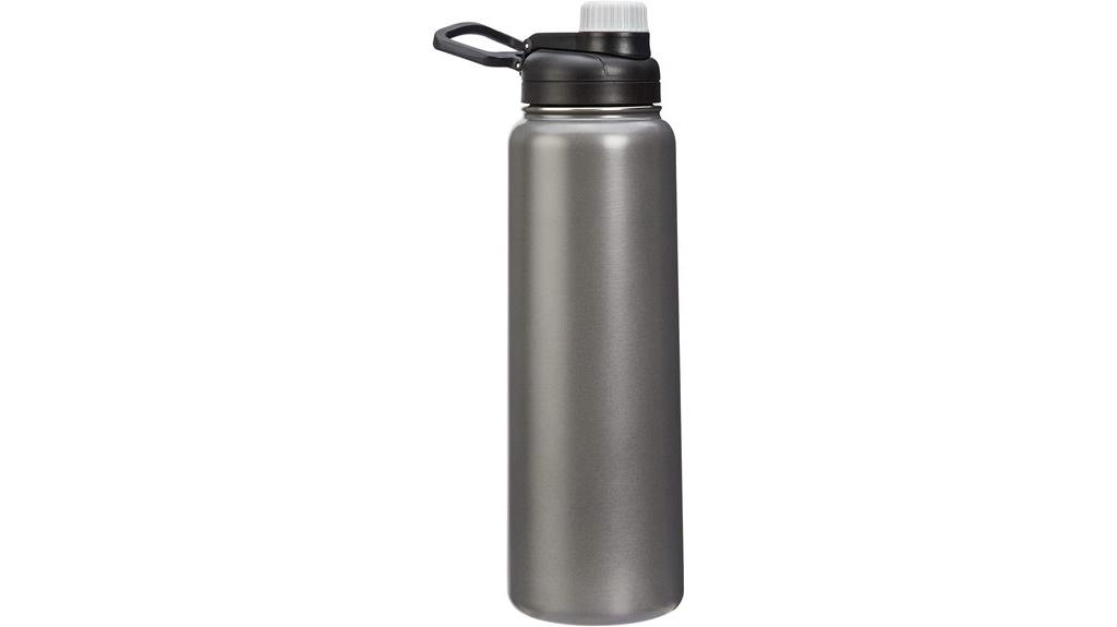 large stainless steel bottle