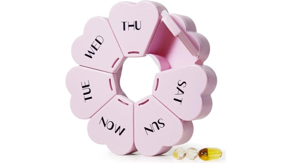 large weekly pill organizer