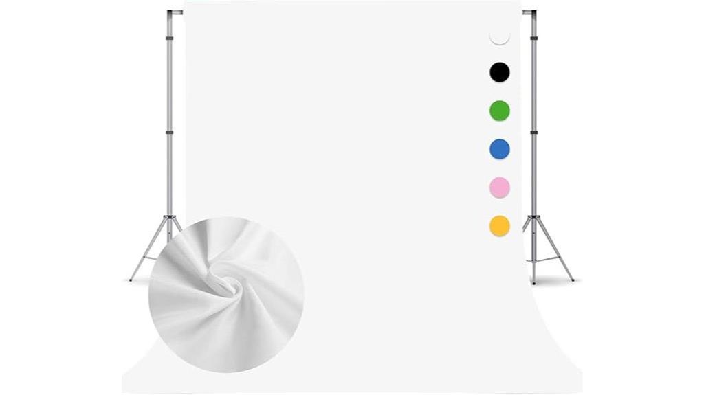 large white photography backdrop