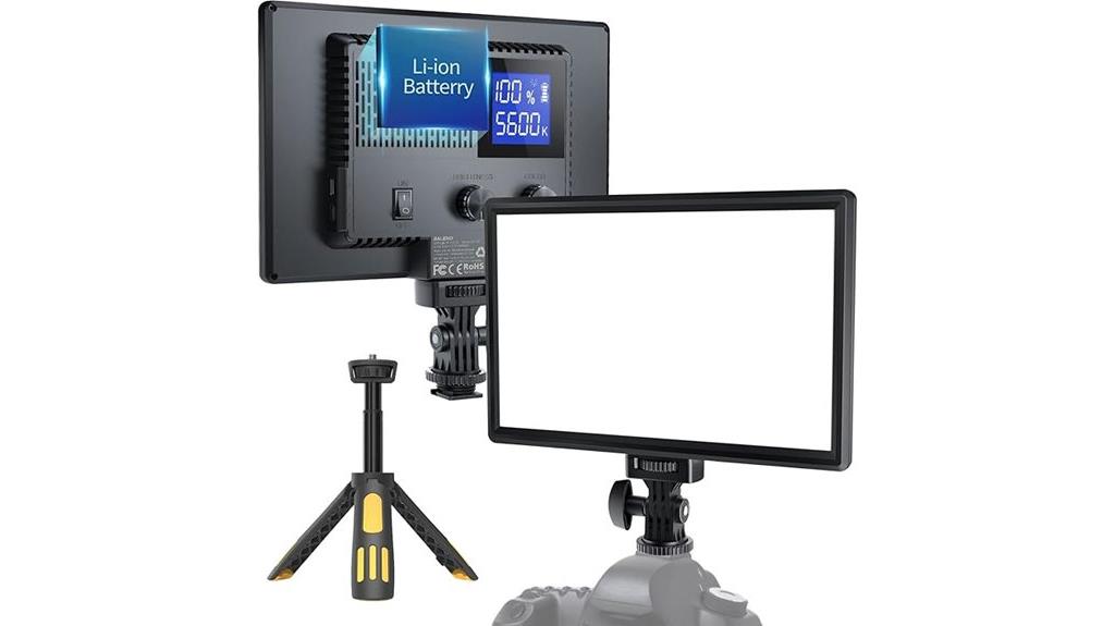 led video light battery