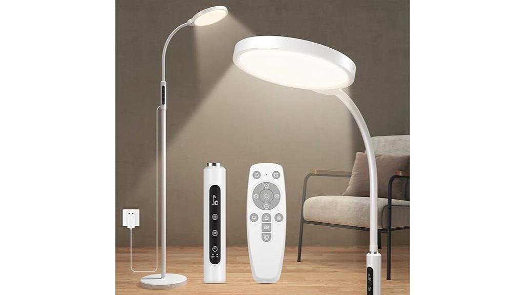 light therapy lamp with remote
