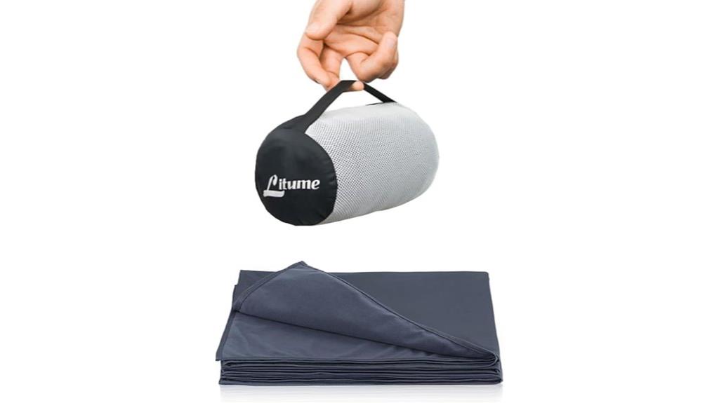 lightweight breathable travel blanket