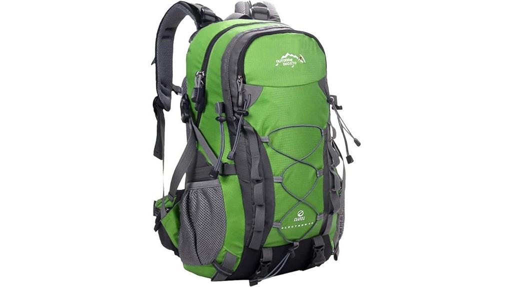 lightweight hiking backpack with rain cover