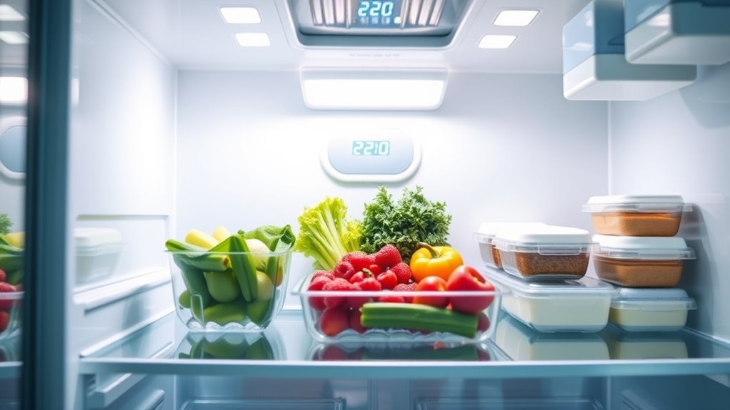 maintain proper fridge temperature