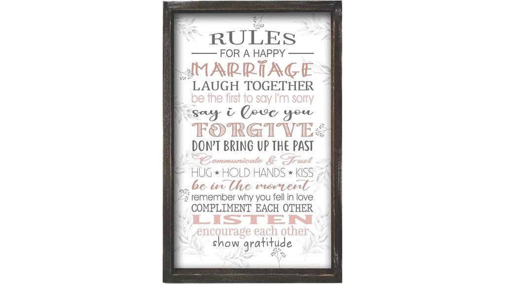 marriage rules in solid wood