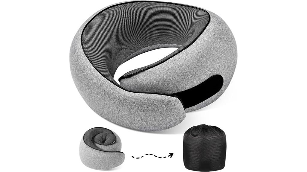 memory foam travel pillow