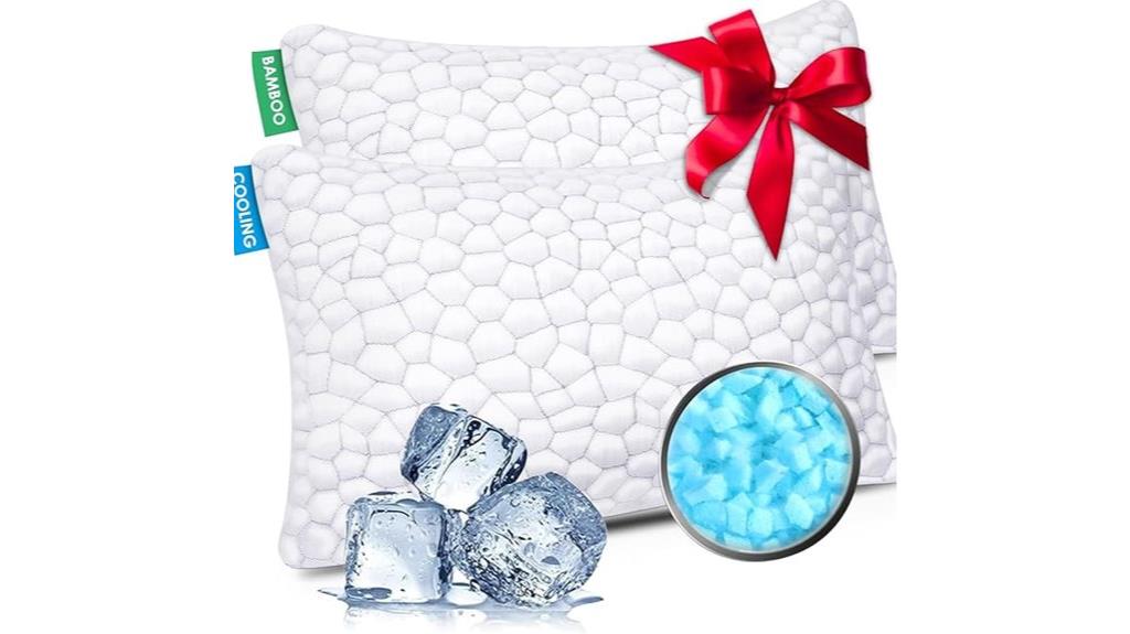 modern cooling pillow set
